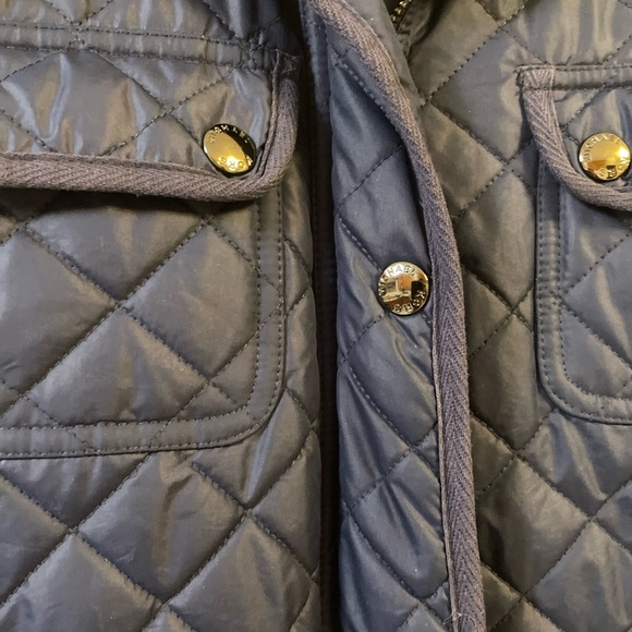 Michael Kors Navy Quilted Jacket - Sz Small - Picture 3 of 9